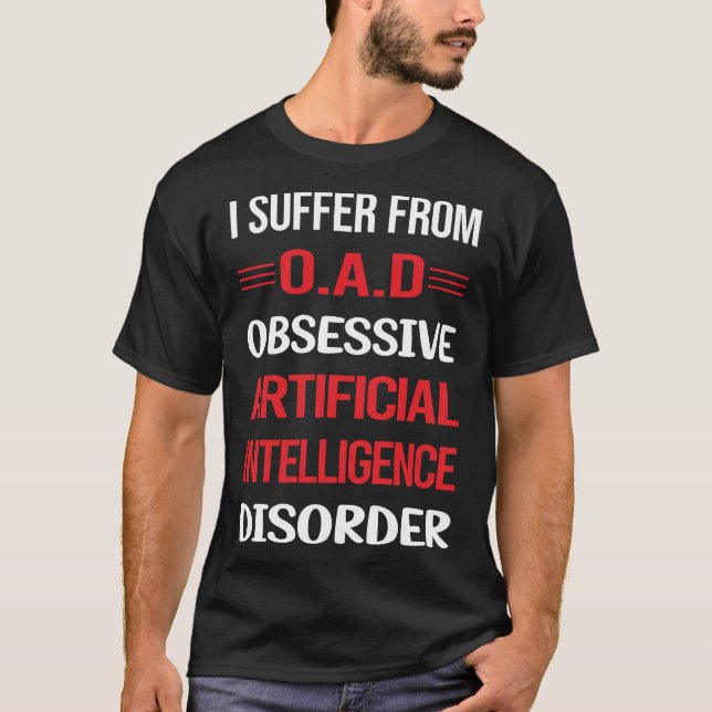 Otillbörlig artificiell intelligens AI T Shirt (Framsida)