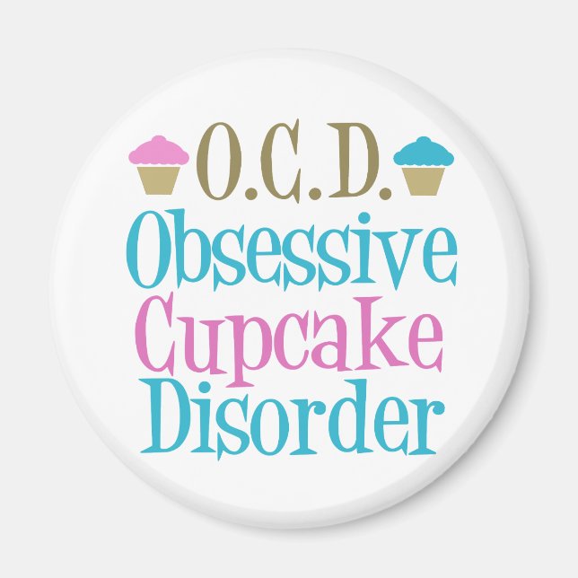 Otillbörlig cupkaka magnet (Framsidan)