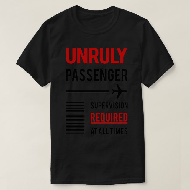 Otillbörligt passagerare 2 t shirt (Design framsida)