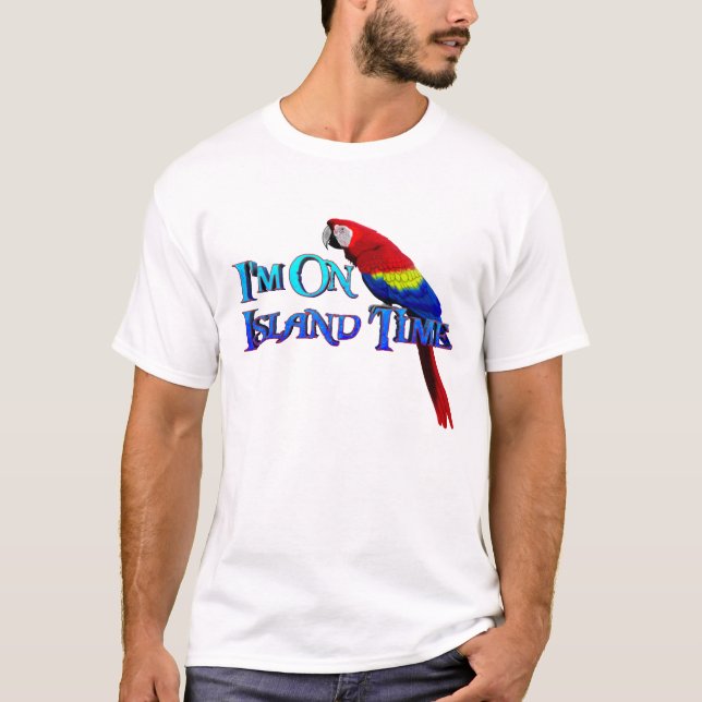 ÖTime papegoja Tee Shirt (Framsida)