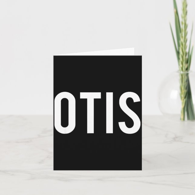 Otis - Cool New Funny Name Fan Gift Tee  Kort (Framsida)