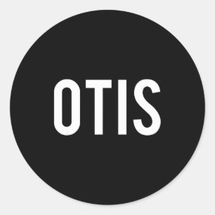 Otis - Cool Ny Rolig Namn Fanpresent T-shirt Runt Klistermärke