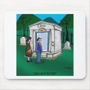 Otis Elevator Mausoleum har endast en upp-knapp Musmatta