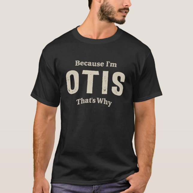 Otis Personlig Namn T Shirt (Framsida)