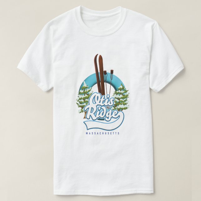 Otis Ridge Massachusetts skid logotyp T Shirt (Design framsida)