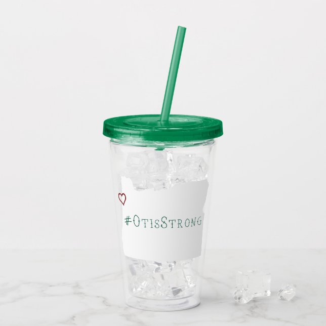 Otis Strong Rope Heart White Take Away Mugg (Baksida Ice)