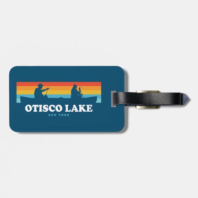 Otisco Sjö New York Canoe Bagagebricka (Baksida Vågrät)