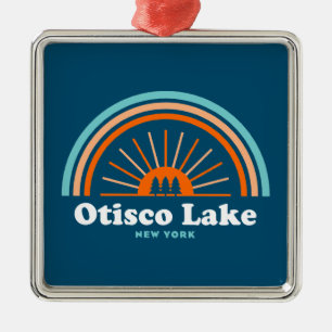 Otisco Sjö New York Rainbow Julgransprydnad Metall