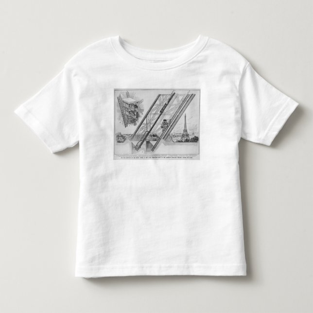 Otishissen i det Eiffel torn T-shirt (Framsida)