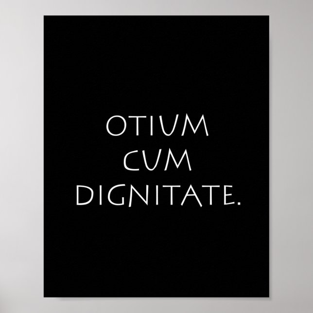 Otiumcumdignitat Poster (Framsidan)