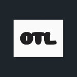 OTL Emoticon ~ Koreansk slang Canvastryck<br><div class="desc">På knä. Globe Trotters specialiserar sig på idiosynkratiskt bildmaterial från hela världen. Här hittar du unika hälsningskort,  vykort,  Poster,  Mousepads med mera.</div>