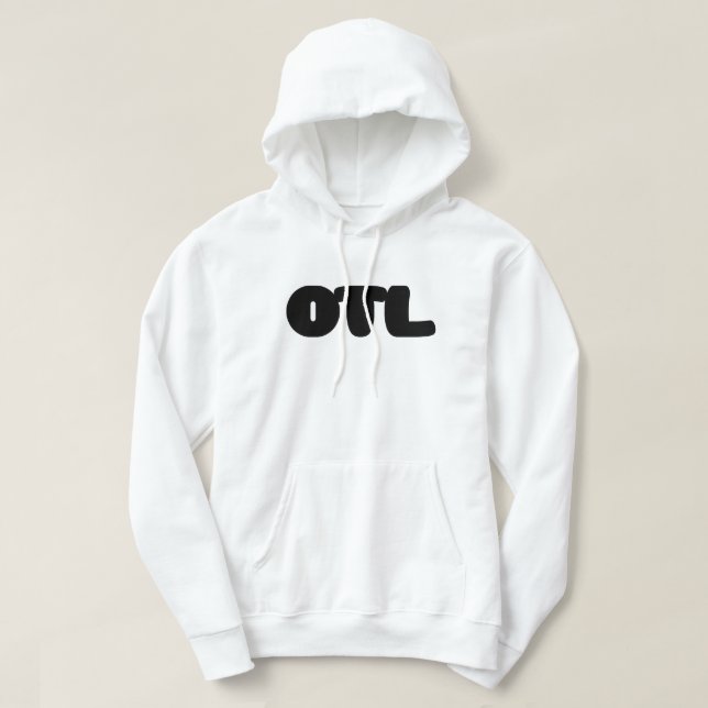 OTL Emoticon ~ Koreansk slang Hoodie (Design framsida)