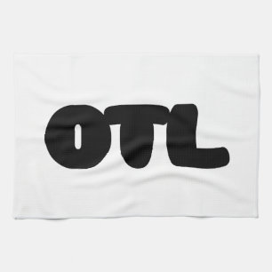 OTL Emoticon ~ Koreansk slang Kökshandduk