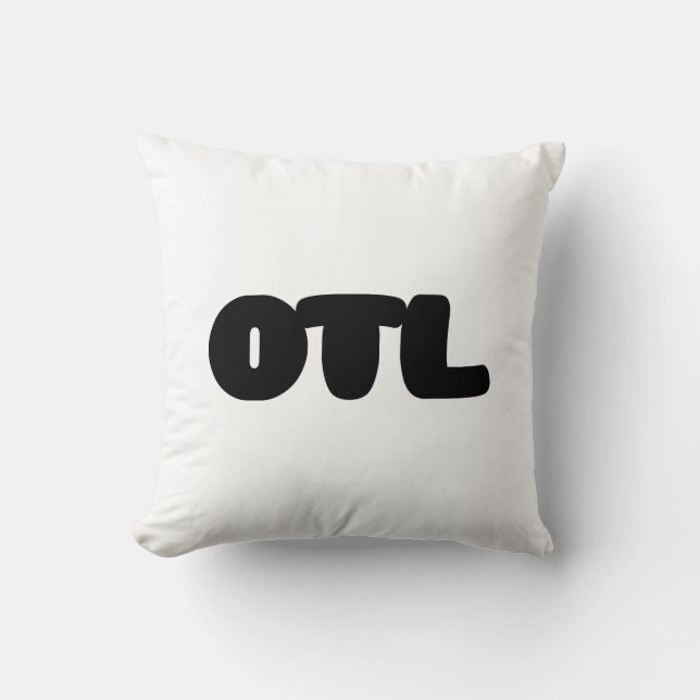 OTL Emoticon ~ Koreansk slang Kudde (Framsida)