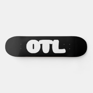 OTL Emoticon ~ Koreansk slang Mini Skateboard Bräda 18,5 Cm