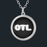 OTL Emoticon ~ Koreansk slang Silverpläterat Halsband<br><div class="desc">På knä. Globe Trotters specialiserar sig på idiosynkratiskt bildmaterial från hela världen. Här hittar du unika hälsningskort,  vykort,  Poster,  Mousepads med mera.</div>