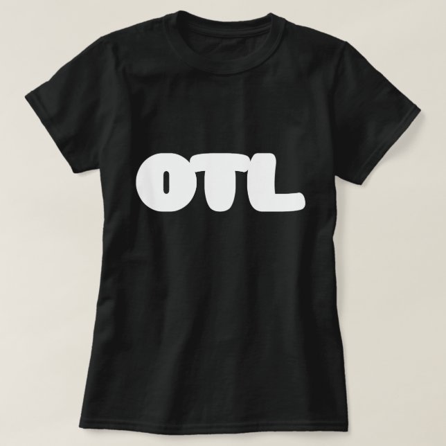 OTL Emoticon ~ Koreansk slang T Shirt (Design framsida)