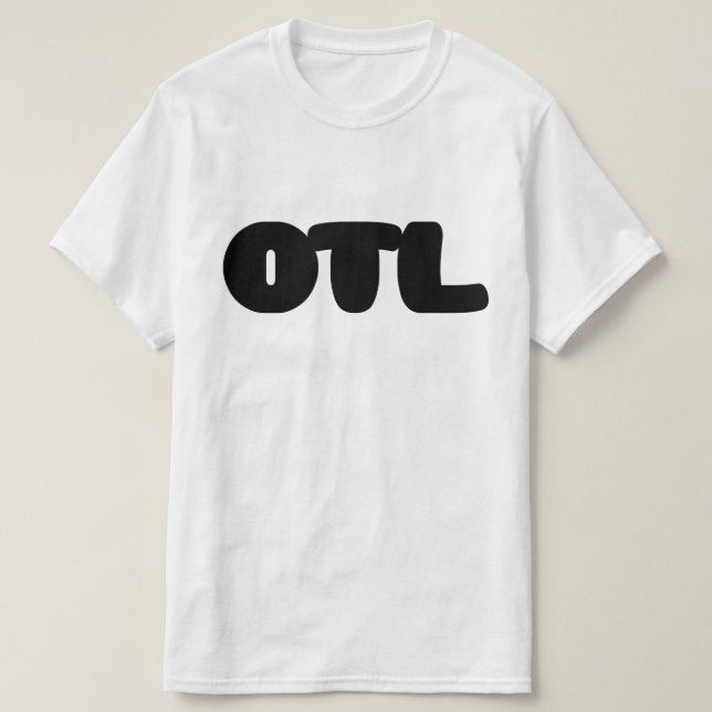 OTL Emoticon ~ Koreansk slang T Shirt (Design framsida)