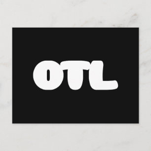 OTL Emoticon ~ Koreansk slang Vykort