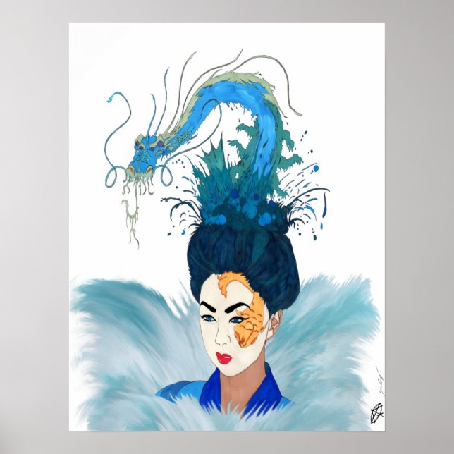 Otohime Goddess Geisha of the Sea Poster (Framsidan)