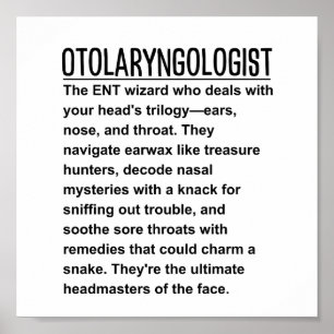 Otolaryngolog Poster