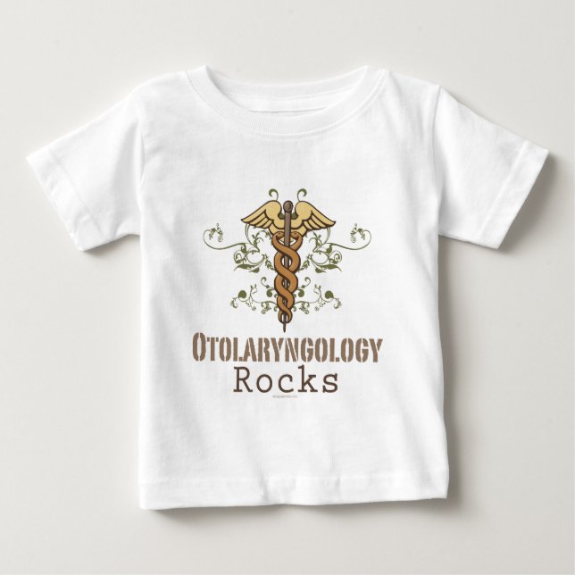 Otolaryngologi Sten Infant Långärmad Tee Shirt (Framsida)