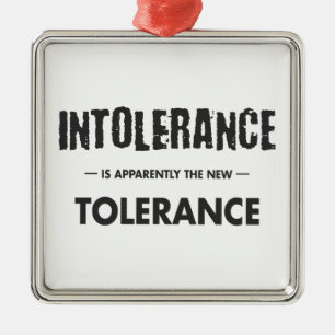 Otolerans är uppenbarligen den nya toleransen julgransprydnad metall