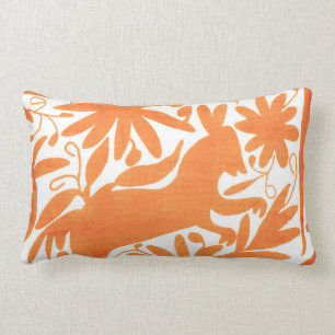 Otomi donkey, Hermes Orange Lumbarkudde