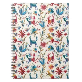 Otomi-inspirerad design anteckningsbok