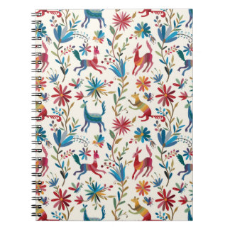 Otomi-inspirerad design anteckningsbok