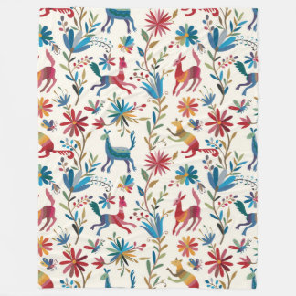 Otomi-inspirerad design fleecefilt