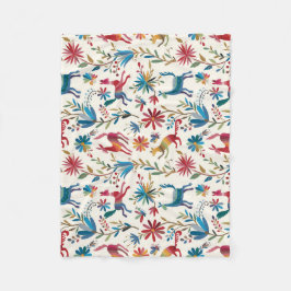 Otomi-inspirerad design fleecefilt