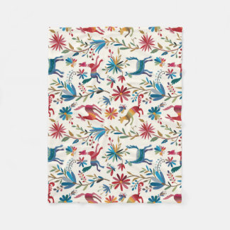 Otomi-inspirerad design fleecefilt