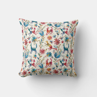 Otomi-inspirerad design kudde