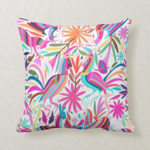Otomi, rosa/orchid/akvá kudde
