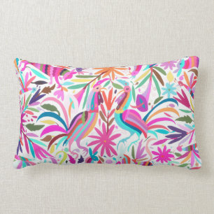 Otomi, rosa/orchid/vattenländrygg lumbarkudde