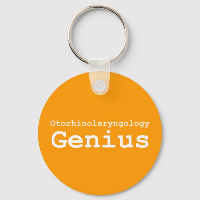 Otorhinolaryngologi Genius Gifts Nyckelring (Framsida)