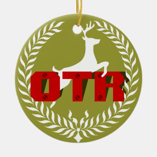 OTR JULGRANSPRYDNAD KERAMIK (Framsidan)