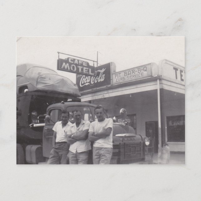 OTR-konsoler, Pit Pub-B-Q Curb Service Vykort (Framsida)