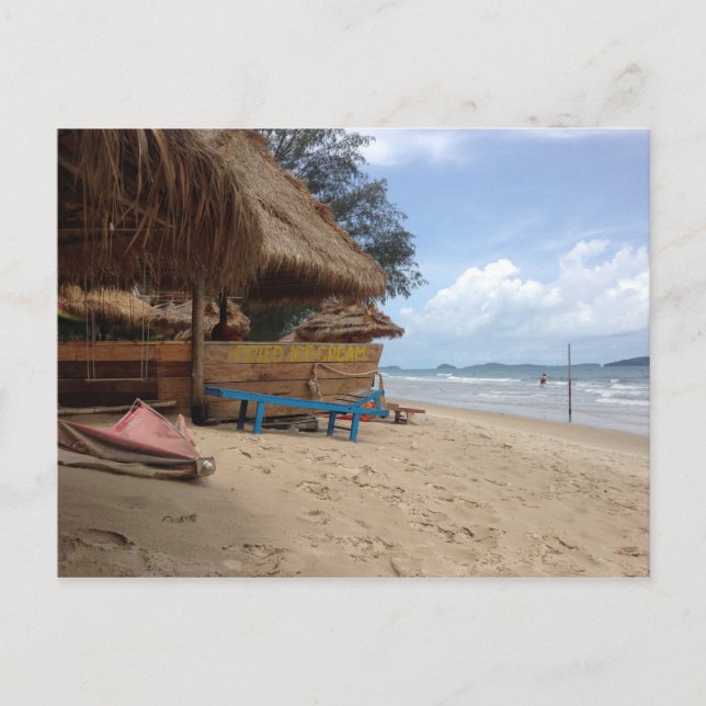 Otres Beach Vykort (Framsida)