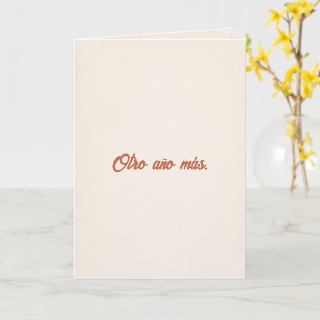 Otro Año Más | Papi Dotter Kort (Gul blomma)