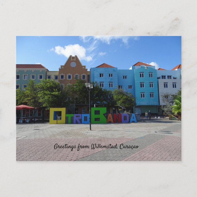 Otrobanda Willemstad Curaçao Vykort (Framsida)