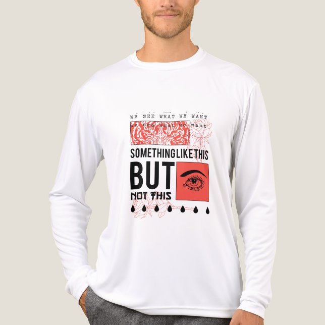 OTROLIG BLOMMA OCH ÖGON DESIGN T SHIRT (Framsida)