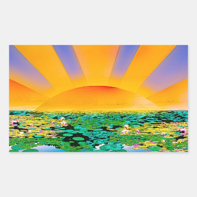 OTROLIG LUGN REKTANGULÄRT KLISTERMÄRKE (Framsida)