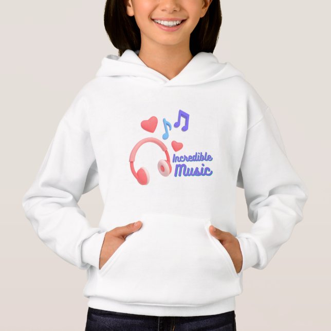 Otrolig musik t shirt (Framsida)