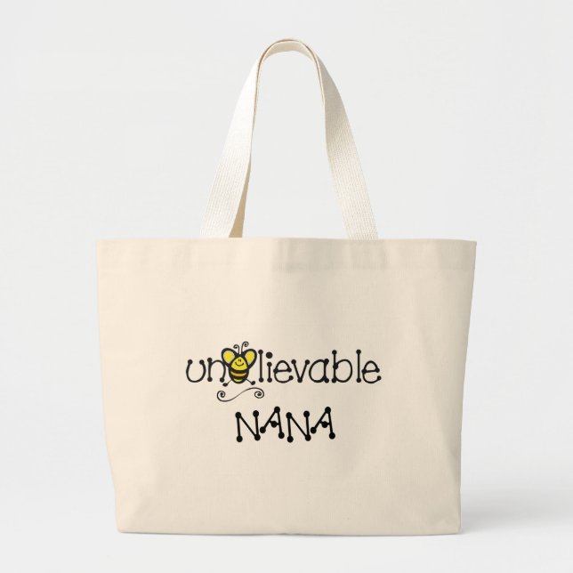 Otrolig Nana totebag Jumbo Tygkasse (Framsidan)