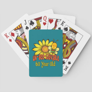 Otroliga 60th födelsedaggåvor casinokort