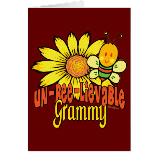 Otroliga Grammy-solblommor Hälsningskort