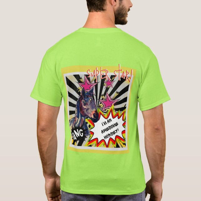OTROLIGA HÄSTAR T SHIRT (Baksida)