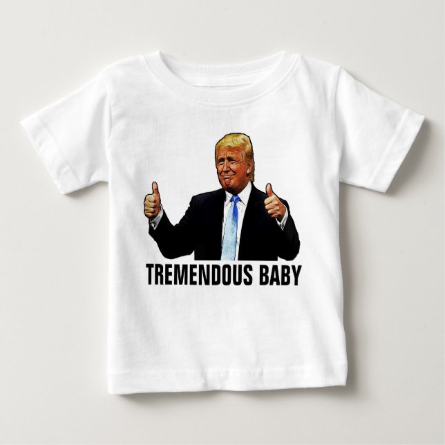 OTROLIGT BABY TRUMP T-SHIRTAR T SHIRT (Framsida)